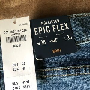 Brand new Men’s Hollister Jeans